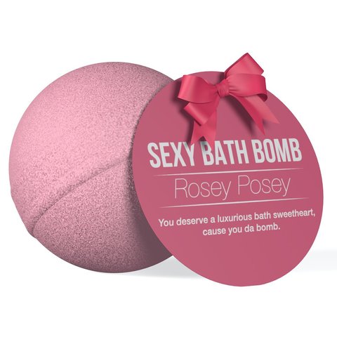 Бомбочка для ванни з ароматом троянди Dona Bath Bomb - Rosey Posey, 128г 6728 фото