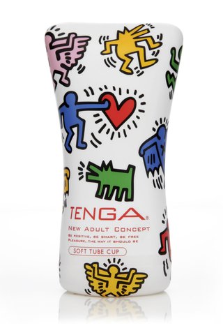 Мастурбатор для чоловіків Tenga Keith Haring Soft Tube Cup 2826 фото