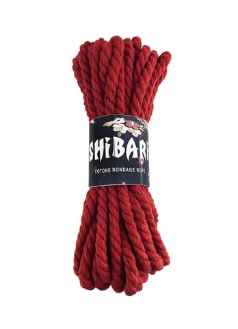 Бавовняна червона мотузка для шібарі Feral Feelings Shibari Rope, 8м 7214 фото