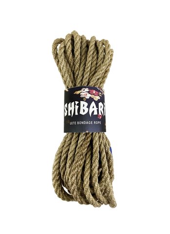 Джутова сіра мотузка для шібарі Feral Feelings Shibari Rope, 8м 7216 фото